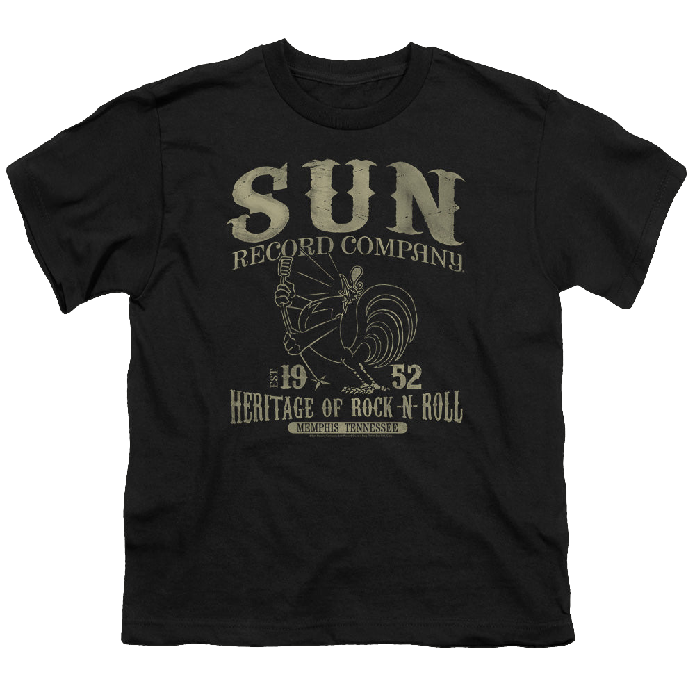 Sun Records Rockabilly Bird - Youth T-Shirt Youth T-Shirt (Ages 8-12) Sun Records