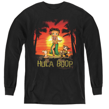 Betty Boop Hulaboop - Youth Long Sleeve T-Shirt Youth Long Sleeve T-Shirt Betty Boop