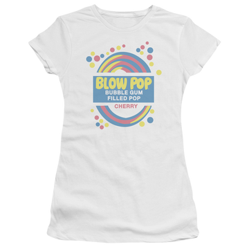 Blow Pop Blow Pop Label - Juniors T-Shirt Juniors T-Shirt Blow Pop