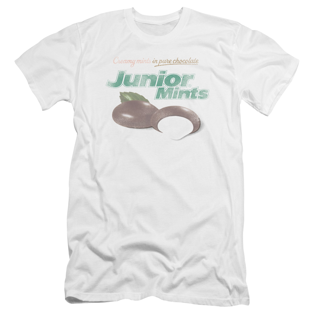 Junior Mints Junior Mints Logo - Men's Premium Slim Fit T-Shirt Men's Premium Slim Fit T-Shirt Junior Mints