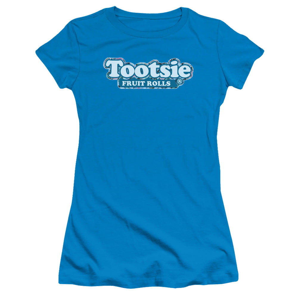 Tootsie Fruit Rolls Tootsie Fruit Rolls Logo - Juniors T-Shirt Juniors T-Shirt Tootsie Roll
