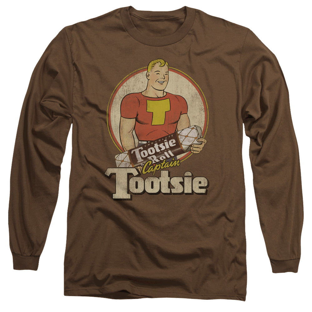 Tootsie Roll Captain Tootsie - Men's Long Sleeve T-Shirt Men's Long Sleeve T-Shirt Tootsie Roll