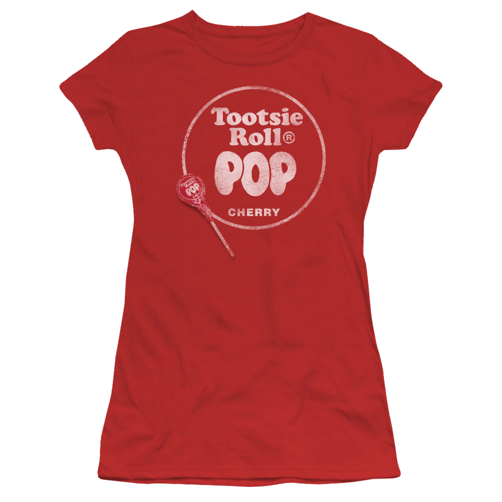 Tootsie Pop Tootsie Roll Pop Logo - Juniors T-Shirt Juniors T-Shirt Tootsie Roll