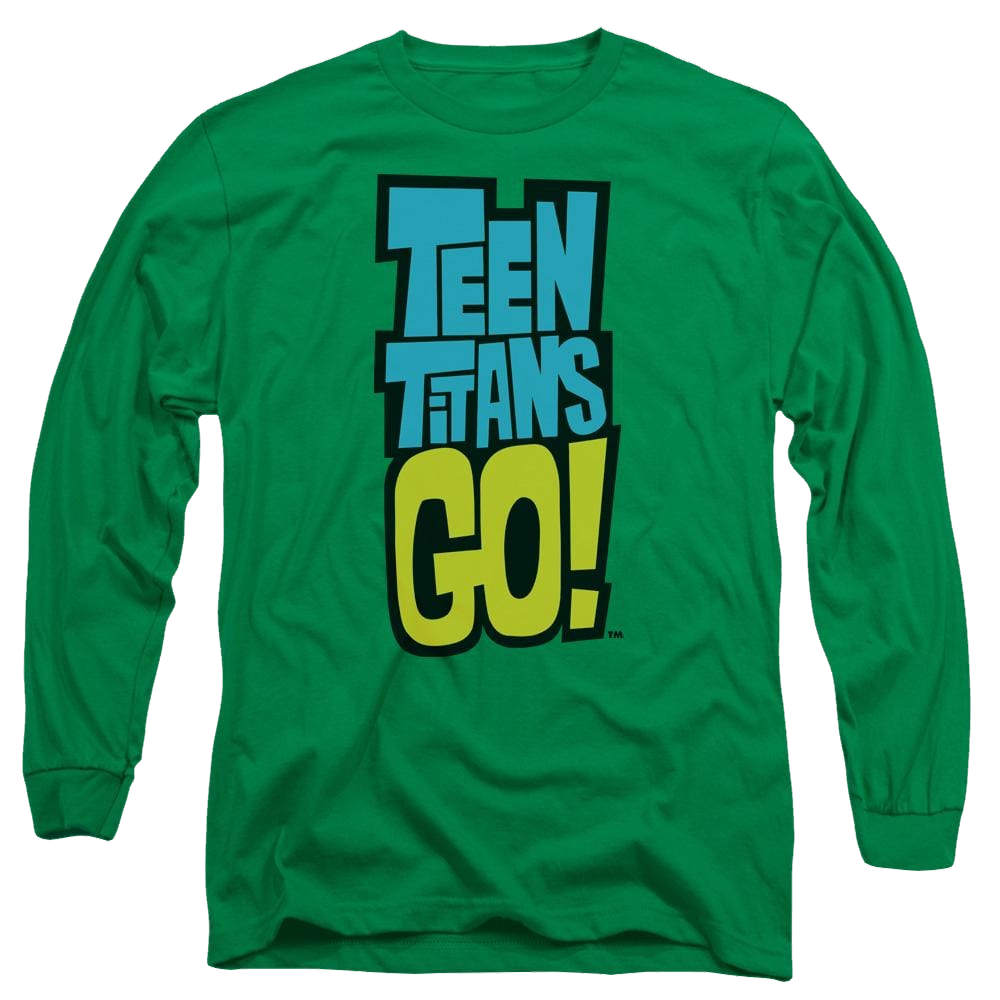Teen Titans Go Logo Men's Long Sleeve T-Shirt Men's Long Sleeve T-Shirt Teen Titans Go!