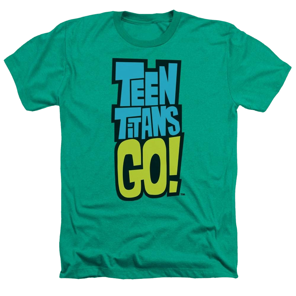 Teen Titans Go Logo Men's Heather T-Shirt Men's Heather T-Shirt Teen Titans Go!
