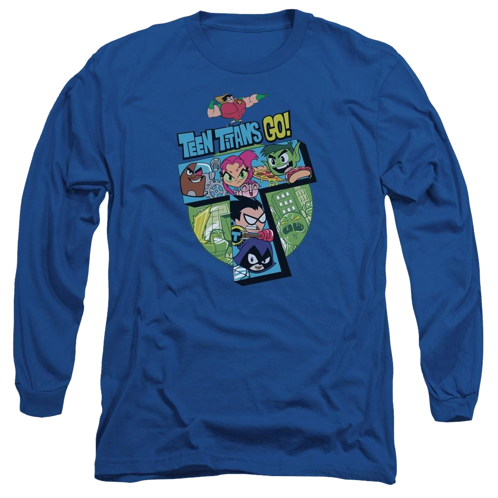 Teen Titans Go T Men's Long Sleeve T-Shirt Men's Long Sleeve T-Shirt Teen Titans Go!