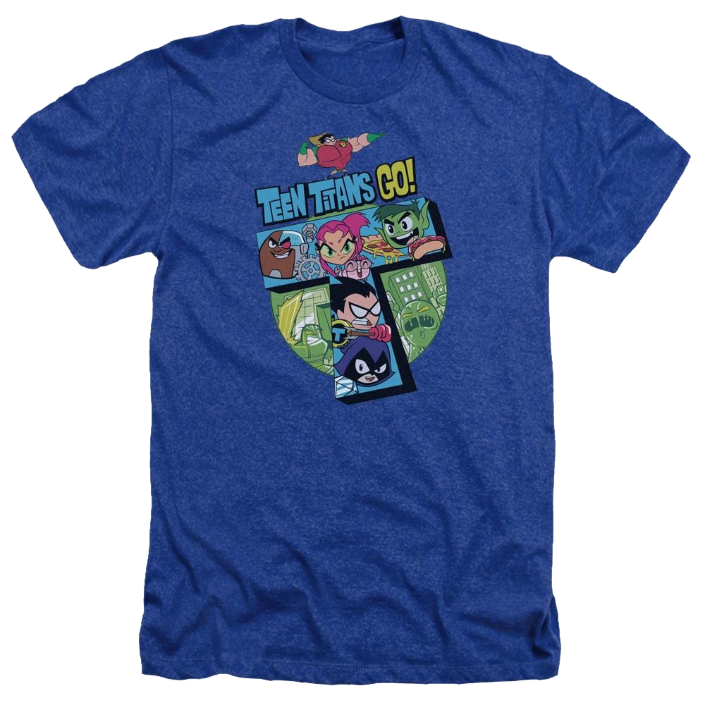 Teen Titans Go T Men's Heather T-Shirt Men's Heather T-Shirt Teen Titans Go!