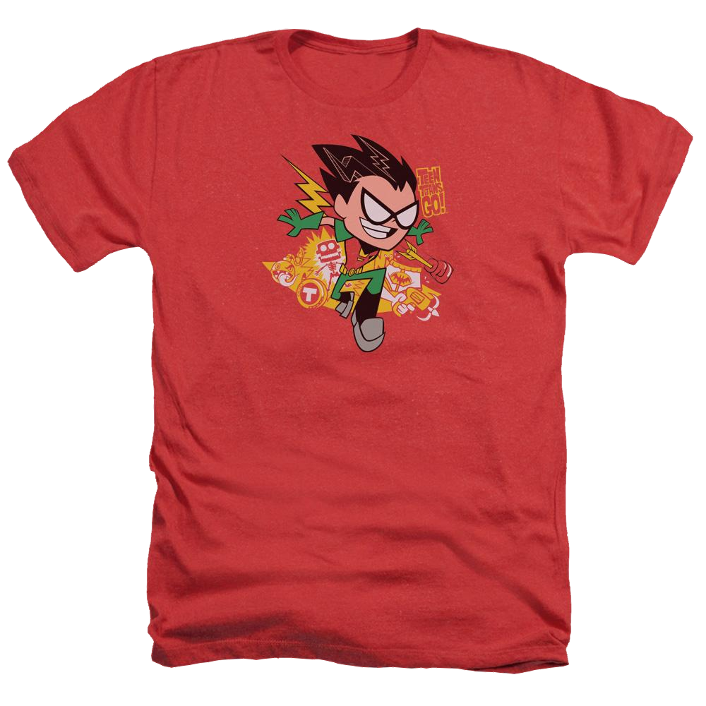 Teen Titans Go Robin Men's Heather T-Shirt Men's Heather T-Shirt Teen Titans Go!