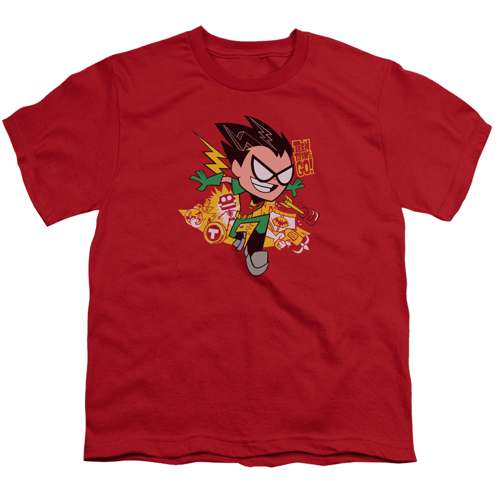 Teen Titans Go! Robin - Youth T-Shirt Youth T-Shirt (Ages 8-12) Teen Titans Go!