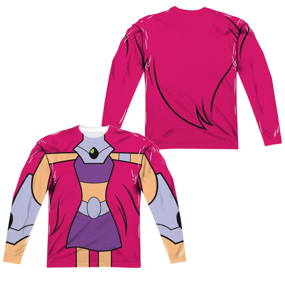 Teen Titans Go Starfire Uniform Men's All-Over Print T-Shirt Men's All-Over Print Long Sleeve Teen Titans Go!