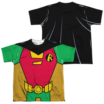Teen Titans Go! Robin Uniform youth all-over print t-shirt for ages 8 to 12