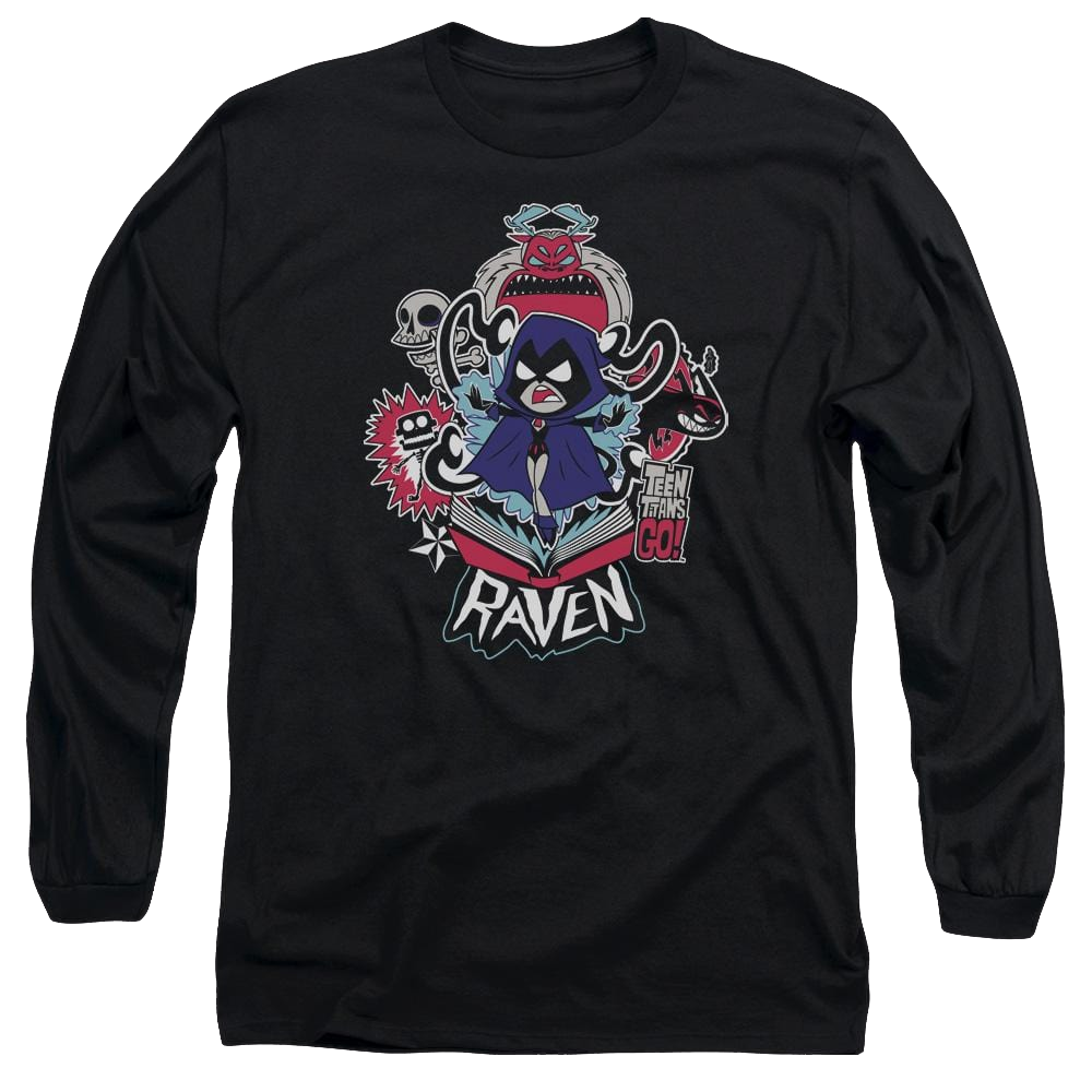 Teen Titans Go Raven Men's Long Sleeve T-Shirt Men's Long Sleeve T-Shirt Teen Titans Go!