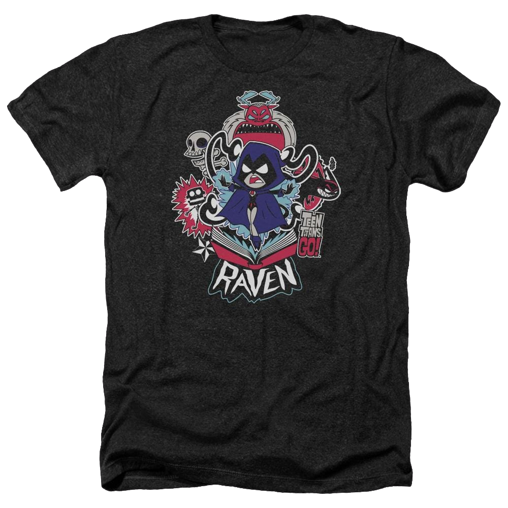 Teen Titans Go Raven Men's Heather T-Shirt Men's Heather T-Shirt Teen Titans Go!