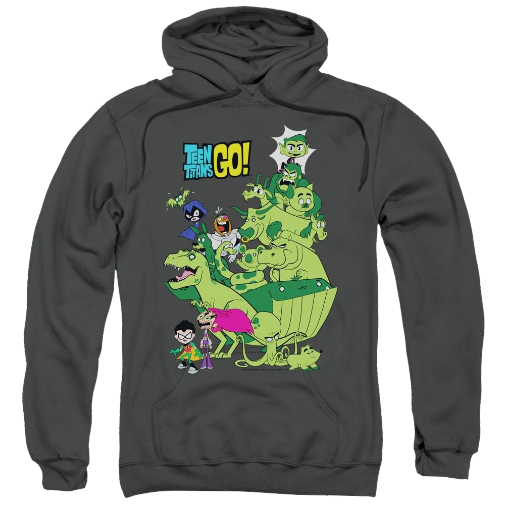 Teen Titans Go Beast Boy Stack Pullover Hoodie Pullover Hoodie Teen Titans Go!