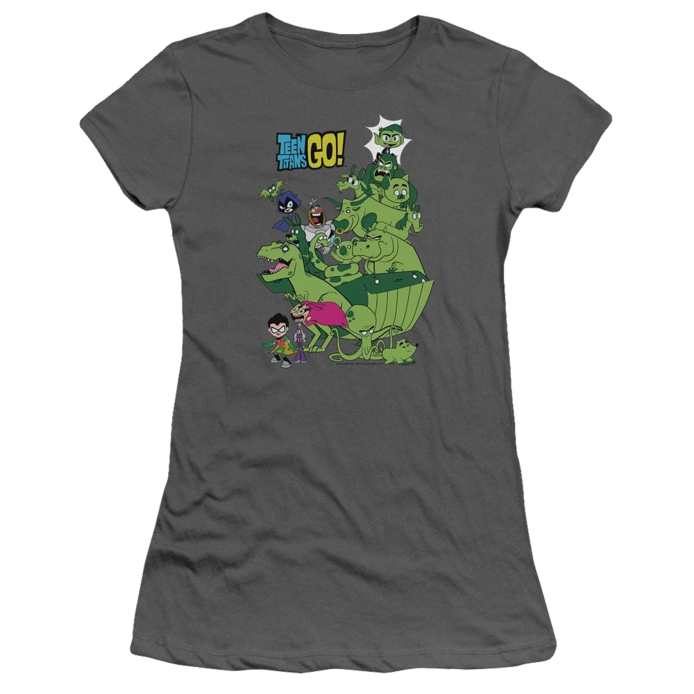 Teen Titans Go Beast Boy Stack Juniors T-Shirt Juniors T-Shirt Teen Titans Go!