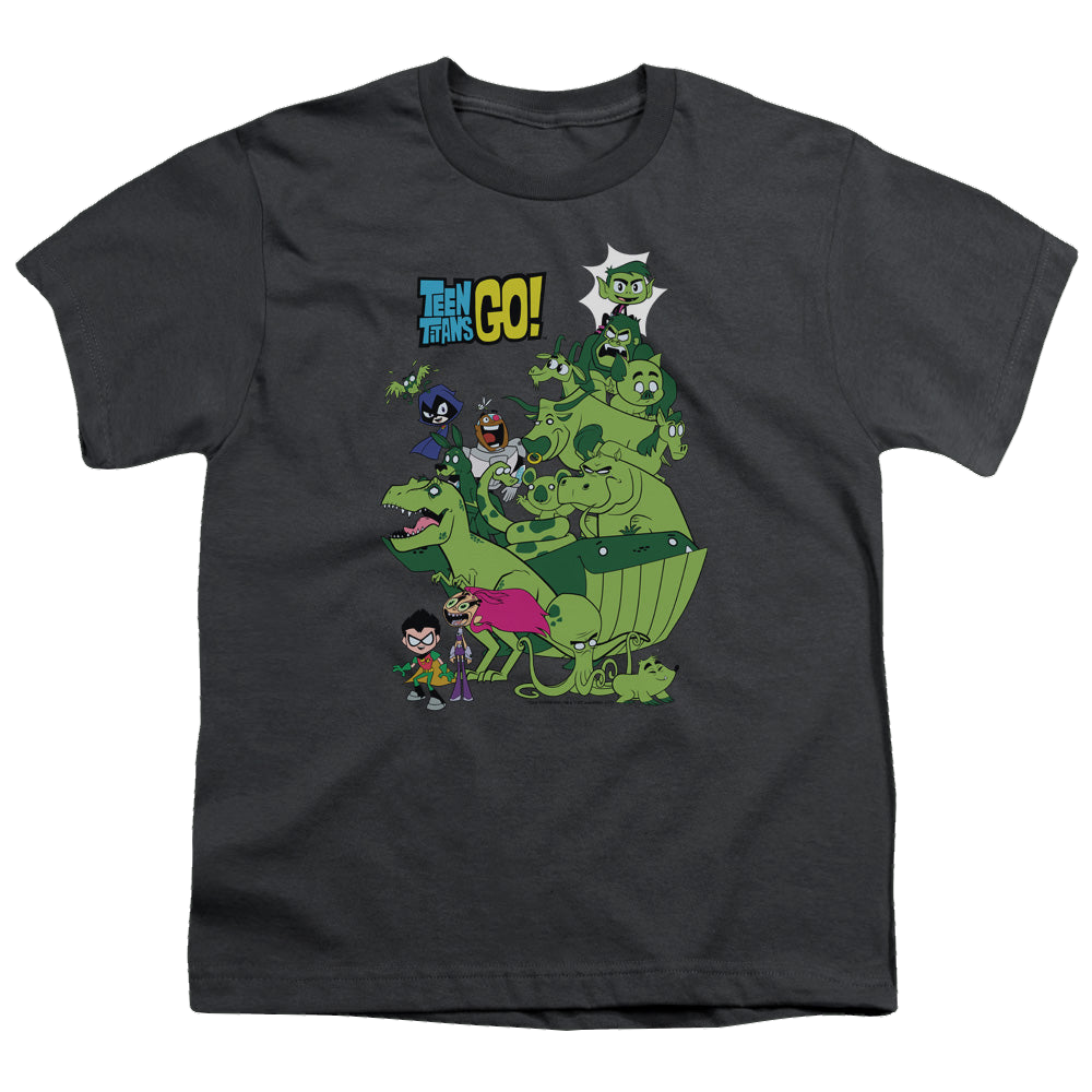 Teen Titans Go! Beast Boy Stack - Youth T-Shirt Youth T-Shirt (Ages 8-12) Teen Titans Go!