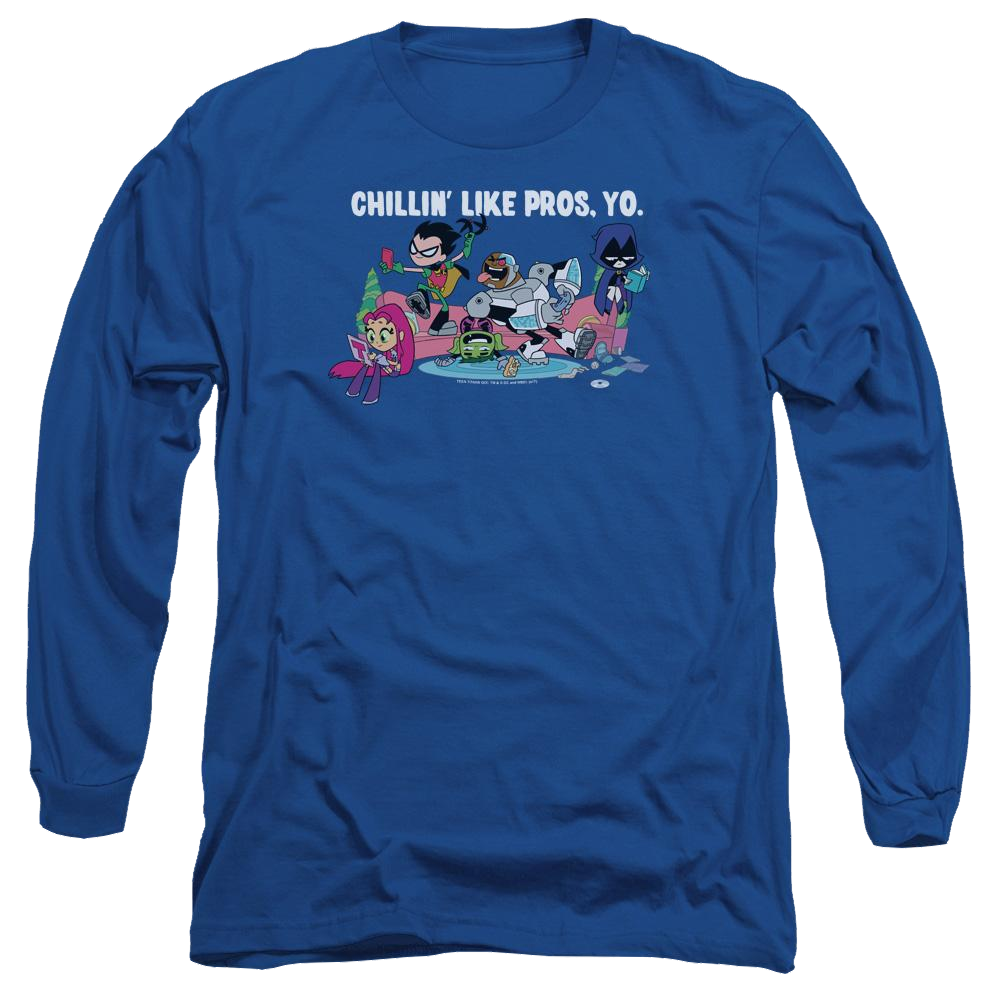 Teen Titans Go Like Pros Yo Men's Long Sleeve T-Shirt Men's Long Sleeve T-Shirt Teen Titans Go!