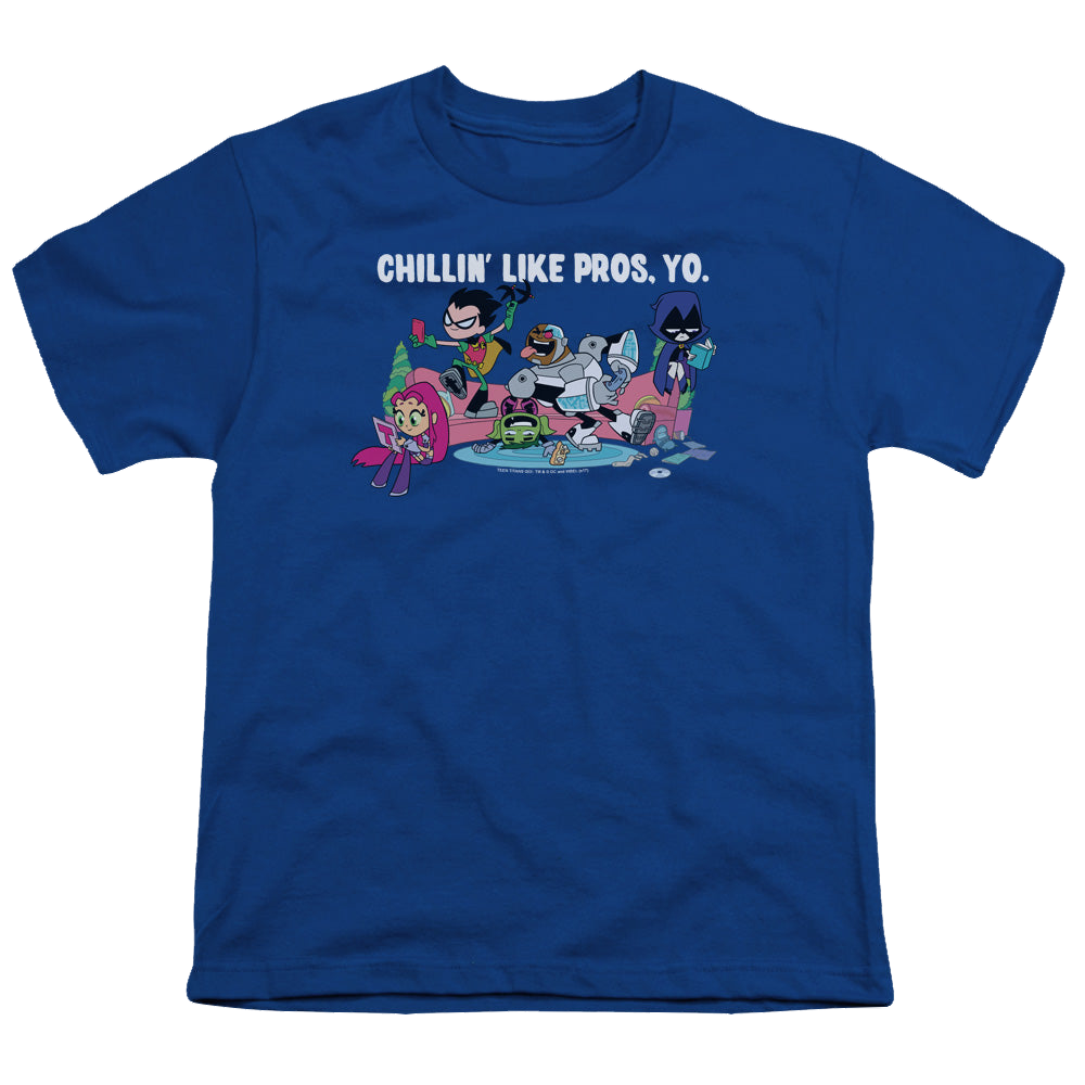 Teen Titans Go! Like Pros Yo - Youth T-Shirt Youth T-Shirt (Ages 8-12) Teen Titans Go!