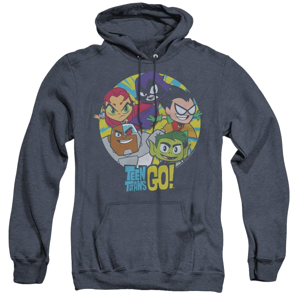 Teen Titans Go! Go Go Group - Heather Pullover Hoodie Heather Pullover Hoodie Teen Titans Go!