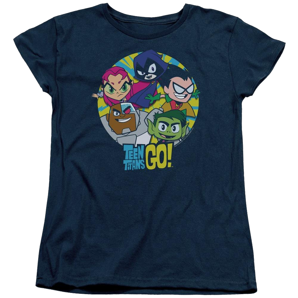 Teen Titans Go Go Go Group Women's T-Shirt Women's T-Shirt Teen Titans Go!