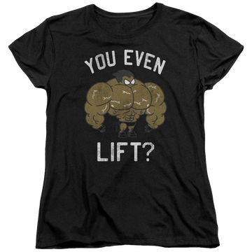 Black women's t-shirt with Teen Titans Go! Teen Titans Go You Lift graphic