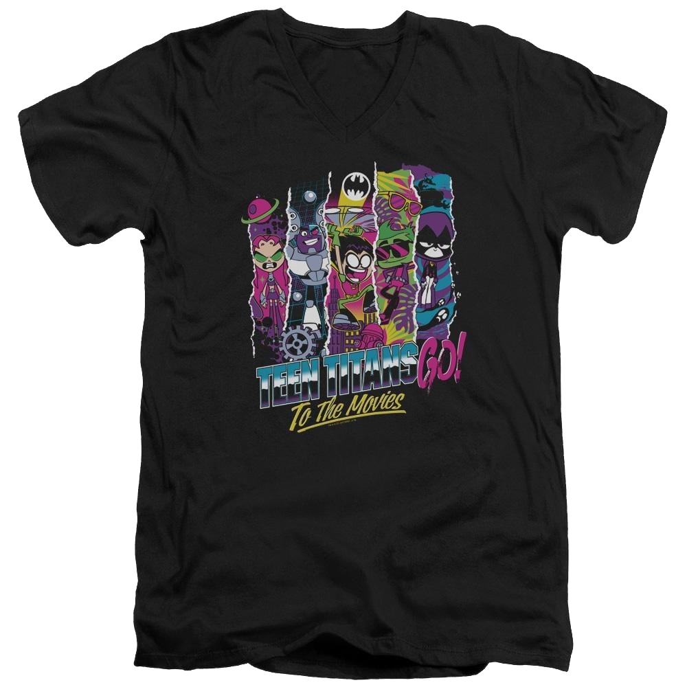 Teen Titans Go To The Movies Men's V-Neck T-Shirt Men's V-Neck T-Shirt Teen Titans Go!