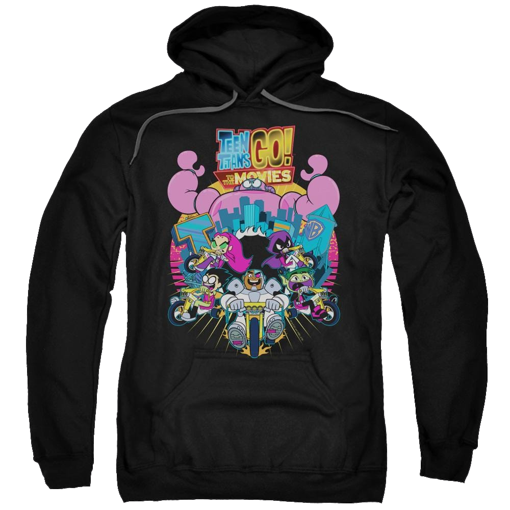 Teen Titans Go Burst Through Pullover Hoodie Pullover Hoodie Teen Titans Go!