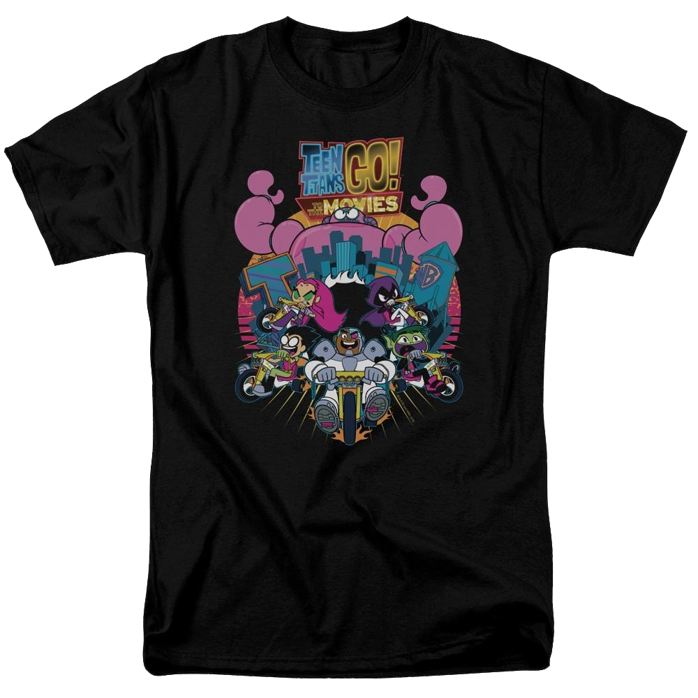 Teen Titans Go Burst Through Men's Regular Fit T-Shirt Men's Regular Fit T-Shirt Teen Titans Go!
