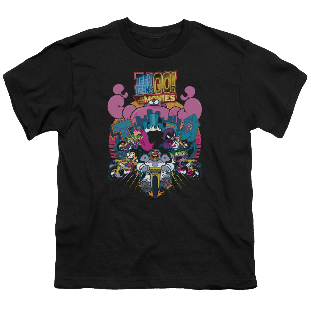 Teen Titans Go! Burst Through - Youth T-Shirt Youth T-Shirt (Ages 8-12) Teen Titans Go!