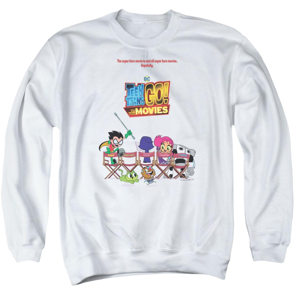 Teen Titans Go Poster Men's Crewneck Sweatshirt Men's Crewneck Sweatshirt Teen Titans Go!