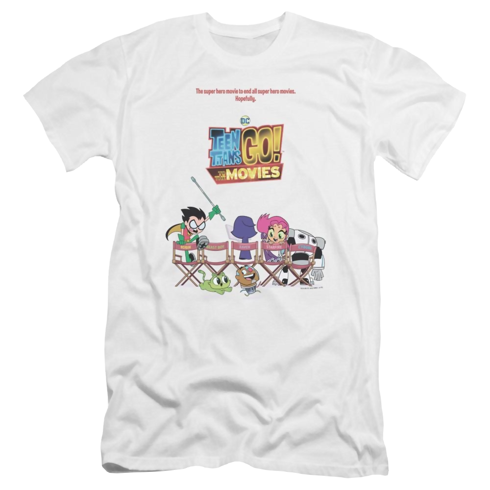 Teen Titans Go Poster Men's Premium Slim Fit T-Shirt Men's Premium Slim Fit T-Shirt Teen Titans Go!