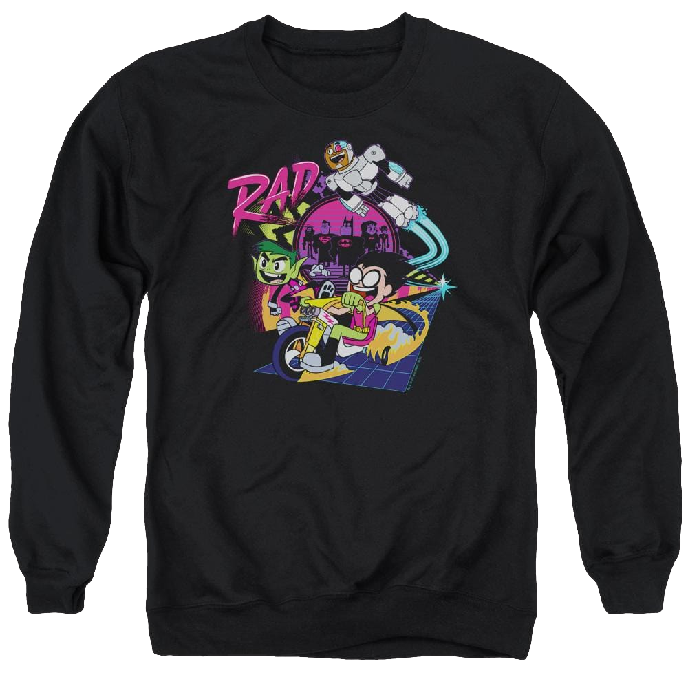 Teen Titans Go Rad Men's Crewneck Sweatshirt Men's Crewneck Sweatshirt Teen Titans Go!