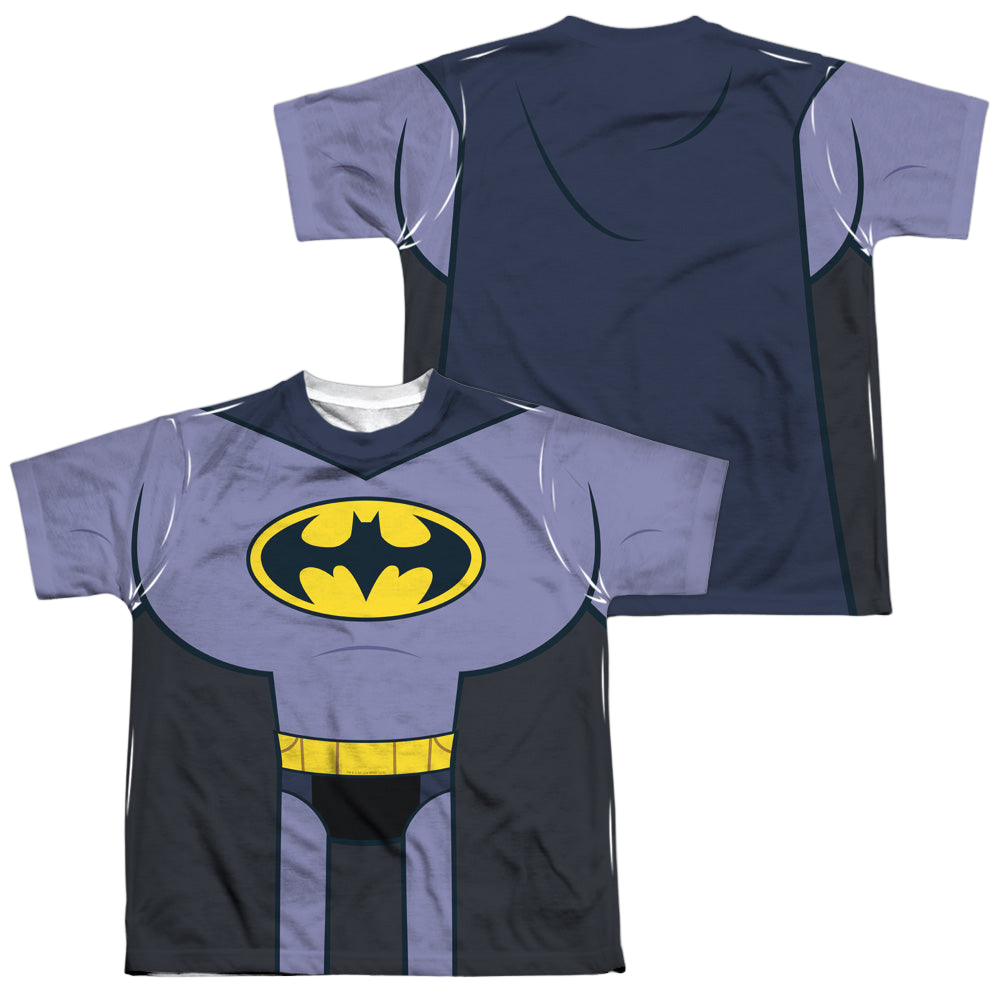 Teen Titans Go! Batman Uniform (Front/Back Print) - Youth All-Over Print T-Shirt Youth All-Over Print T-Shirt (Ages 8-12) Teen Titans Go!