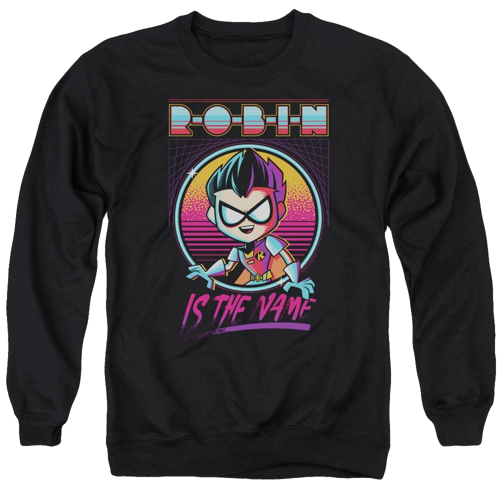 Teen Titans Go Robin Men's Crewneck Sweatshirt Men's Crewneck Sweatshirt Teen Titans Go!