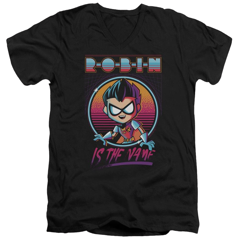 Teen Titans Go Robin Men's V-Neck T-Shirt Men's V-Neck T-Shirt Teen Titans Go!
