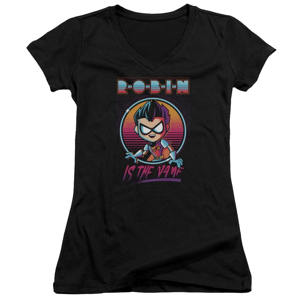 Teen Titans Go Robin Juniors V-Neck T-Shirt Juniors V-Neck T-Shirt Teen Titans Go!