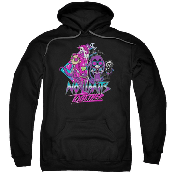 Black pullover hoodie with Teen Titans Go! Teen Titans Go No Limits graphic