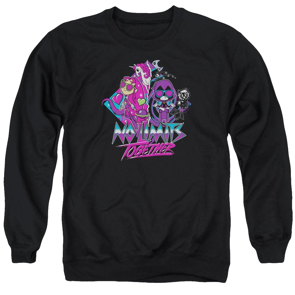 Teen Titans Go No Limits Men's Crewneck Sweatshirt Men's Crewneck Sweatshirt Teen Titans Go!
