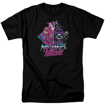Black men's regular fit t-shirt with Teen Titans Go! Teen Titans Go No Limits graphic