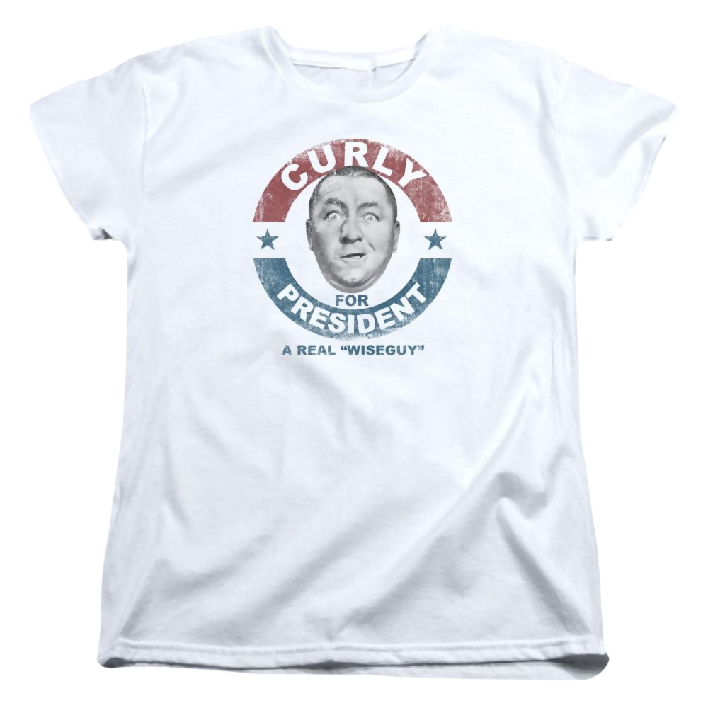 The Three Stooges Curly For President Women's T-Shirt Women's T-Shirt The Three Stooges