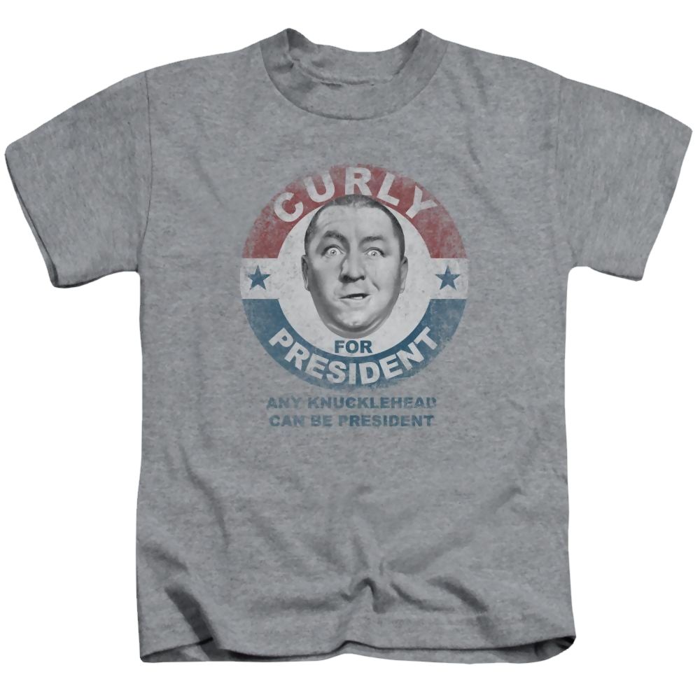 The Three Stooges Curly For President Kid's T-Shirt (Ages 4-7) Kid's T-Shirt (Ages 4-7) The Three Stooges