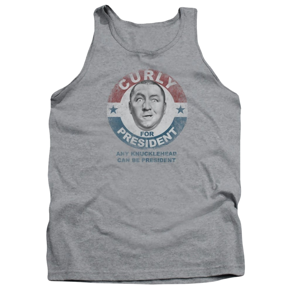 Three Stooges, The Curly For President - Men's Tank Top Men's Tank The Three Stooges