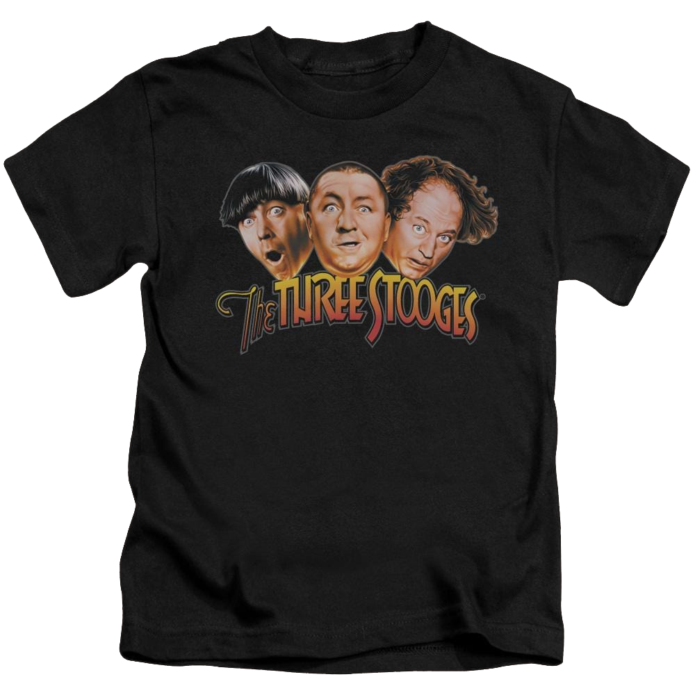 The Three Stooges Three Head Logo Kid's T-Shirt (Ages 4-7) Kid's T-Shirt (Ages 4-7) The Three Stooges