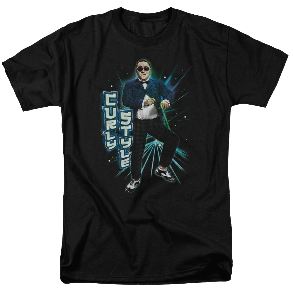 The Three Stooges Curly Style Men's Regular Fit T-Shirt Men's Regular Fit T-Shirt The Three Stooges