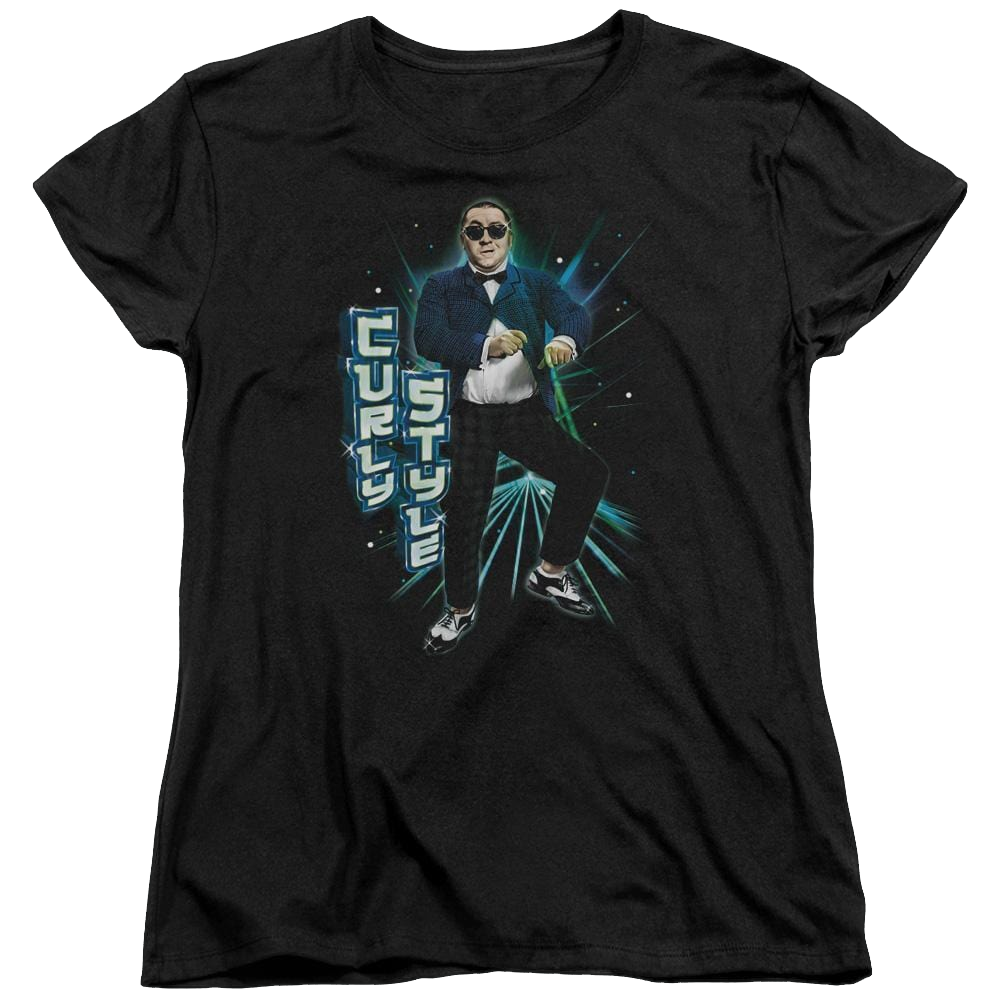 The Three Stooges Curly Style Women's T-Shirt Women's T-Shirt The Three Stooges