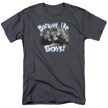 The Three Stooges Bottoms Up Men's Regular Fit T-Shirt Men's Regular Fit T-Shirt The Three Stooges