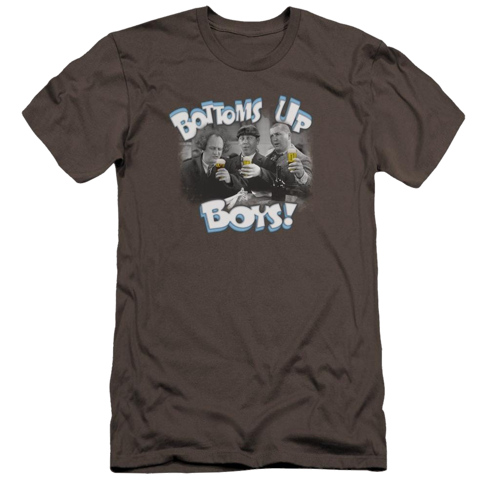 The Three Stooges Bottoms Up Men's Premium Slim Fit T-Shirt Men's Premium Slim Fit T-Shirt The Three Stooges