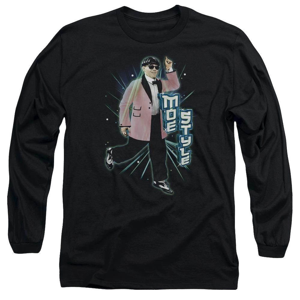 The Three Stooges Moe Style Men's Long Sleeve T-Shirt Men's Long Sleeve T-Shirt The Three Stooges