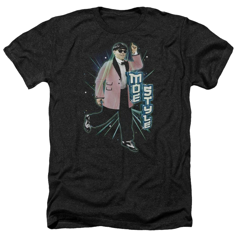 The Three Stooges Moe Style Men's Heather T-Shirt Men's Heather T-Shirt The Three Stooges