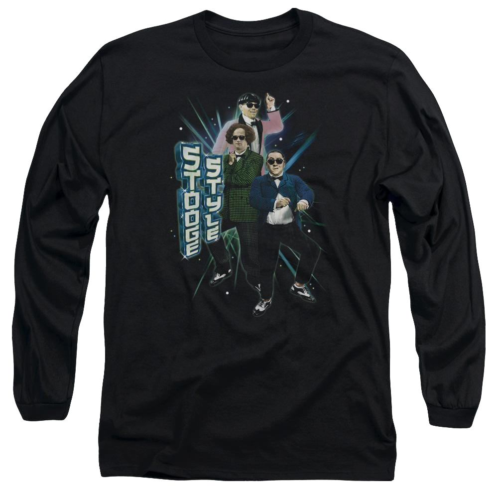 The Three Stooges Stooge Style Men's Long Sleeve T-Shirt Men's Long Sleeve T-Shirt The Three Stooges
